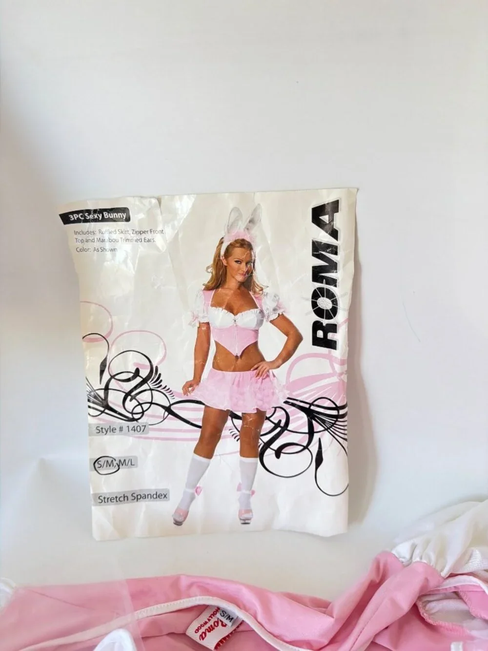 ROMA Sexy Bunny Adult Cosplay Costume Women Size S/M